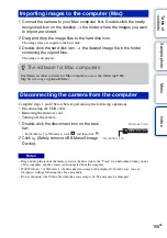 Предварительный просмотр 169 страницы Sony NEX-3N Instruction & Operation Manual