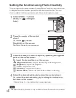 Предварительный просмотр 38 страницы Sony NEX-5N Instruction Manual