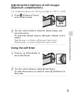 Предварительный просмотр 41 страницы Sony NEX-5N Instruction Manual