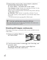 Предварительный просмотр 42 страницы Sony NEX-5N Instruction Manual