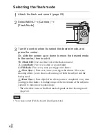 Предварительный просмотр 48 страницы Sony NEX-5N Instruction Manual