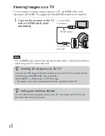 Предварительный просмотр 54 страницы Sony NEX-5N Instruction Manual