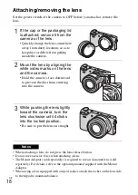 Предварительный просмотр 18 страницы Sony NEX-5T Instruction Manual