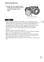 Предварительный просмотр 19 страницы Sony NEX-5T Instruction Manual