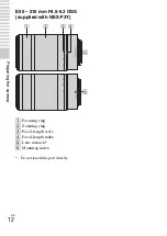 Предварительный просмотр 12 страницы Sony NEX-F3K Instruction Manual