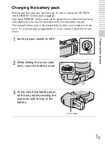 Предварительный просмотр 13 страницы Sony NEX-F3K Instruction Manual