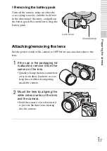 Предварительный просмотр 17 страницы Sony NEX-F3K Instruction Manual