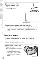 Предварительный просмотр 24 страницы Sony NEX-F3K Instruction Manual