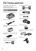 Предварительный просмотр 8 страницы Sony NEX-FS100N Operating Manual