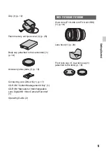 Предварительный просмотр 9 страницы Sony NEX-FS100N Operating Manual