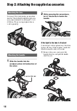 Предварительный просмотр 10 страницы Sony NEX-FS100N Operating Manual