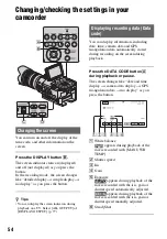 Предварительный просмотр 54 страницы Sony NEX-FS100N Operating Manual