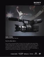 Sony NEX-FS700 Brochure предпросмотр