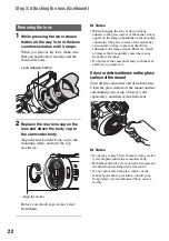 Предварительный просмотр 22 страницы Sony NEX-FS700 Operating Manual