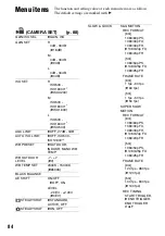 Предварительный просмотр 84 страницы Sony NEX-FS700 Operating Manual