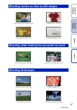 Preview for 6 page of Sony NEX-VG10 - Digital Hd Video Camera Recorder Handbook