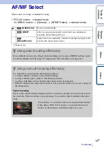 Preview for 16 page of Sony NEX-VG10 - Digital Hd Video Camera Recorder Handbook