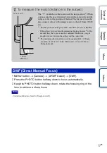 Preview for 17 page of Sony NEX-VG10 - Digital Hd Video Camera Recorder Handbook