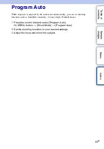 Preview for 24 page of Sony NEX-VG10 - Digital Hd Video Camera Recorder Handbook