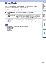 Preview for 33 page of Sony NEX-VG10 - Digital Hd Video Camera Recorder Handbook