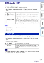 Preview for 44 page of Sony NEX-VG10 - Digital Hd Video Camera Recorder Handbook