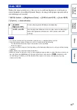 Preview for 45 page of Sony NEX-VG10 - Digital Hd Video Camera Recorder Handbook