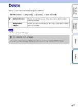 Preview for 46 page of Sony NEX-VG10 - Digital Hd Video Camera Recorder Handbook