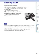 Preview for 65 page of Sony NEX-VG10 - Digital Hd Video Camera Recorder Handbook