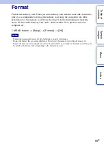 Preview for 69 page of Sony NEX-VG10 - Digital Hd Video Camera Recorder Handbook