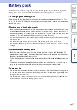 Preview for 89 page of Sony NEX-VG10 - Digital Hd Video Camera Recorder Handbook