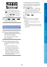 Preview for 62 page of Sony NEX-VG30 Instruction & Operation Manual