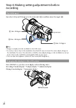 Предварительный просмотр 28 страницы Sony NEX-VG30 Operating Manual