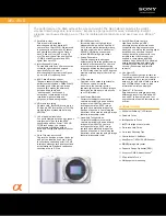 Sony NEX32LENSKIT Specifications предпросмотр