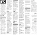 Preview for 2 page of Sony NP-FC11 Operating Instructions