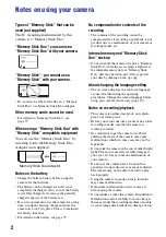 Preview for 2 page of Sony NSC-GC1 Network Sharing Camera Handbook