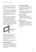 Preview for 3 page of Sony NSC-GC1 Network Sharing Camera Handbook