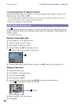 Preview for 46 page of Sony NSC-GC1 Network Sharing Camera Handbook