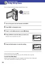 Preview for 54 page of Sony NSC-GC1 Network Sharing Camera Handbook