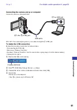 Preview for 61 page of Sony NSC-GC1 Network Sharing Camera Handbook