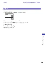 Preview for 63 page of Sony NSC-GC1 Network Sharing Camera Handbook