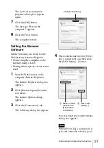 Предварительный просмотр 27 страницы Sony NSP-1 Operation Manual