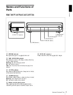 Preview for 5 page of Sony NSP-100 Operating Instructions Manual