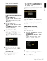 Preview for 21 page of Sony NSP-100 Operating Instructions Manual