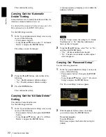 Preview for 22 page of Sony NSP-100 Operating Instructions Manual