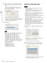 Предварительный просмотр 22 страницы Sony NSR-500 User Manual