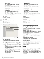 Предварительный просмотр 66 страницы Sony NSR-500 User Manual