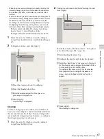 Предварительный просмотр 67 страницы Sony NSR-500 User Manual