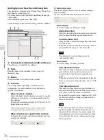 Предварительный просмотр 74 страницы Sony NSR-500 User Manual