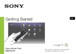 Preview for 1 page of Sony NSZ-GS7 Getting Started Manual