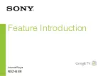 Sony NSZ-GS8 Introduction Manual preview